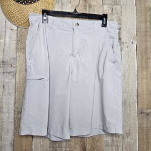 Columbia PFG Cargo Lightweight Hiking Gray Shorts Men's Size 32x10